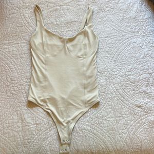 Abercrombie and Fitch tan bodysuit